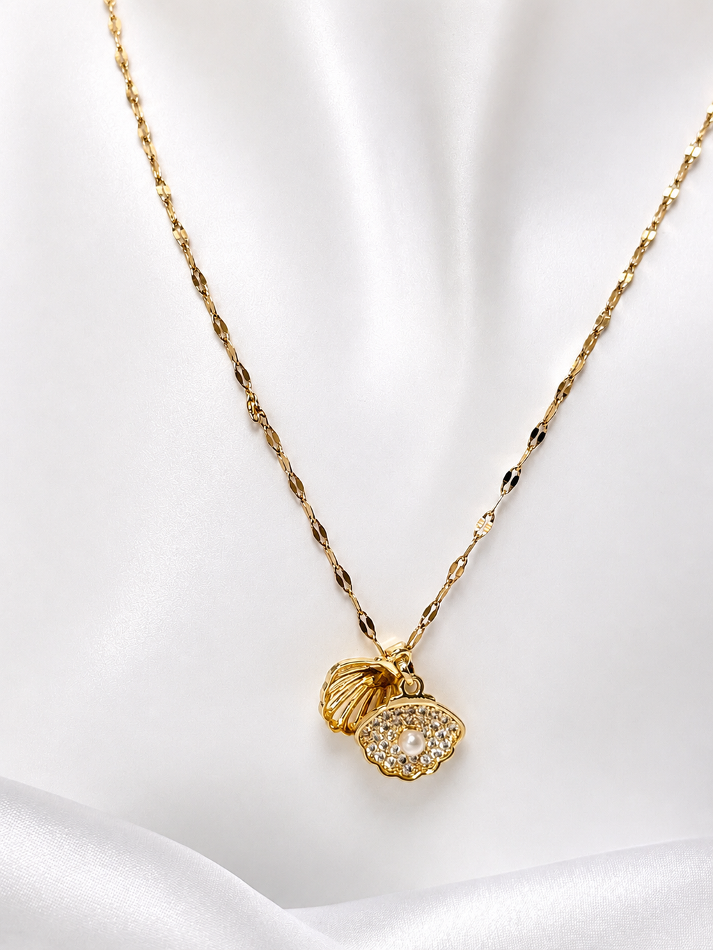 Collar Perla Marina Gold