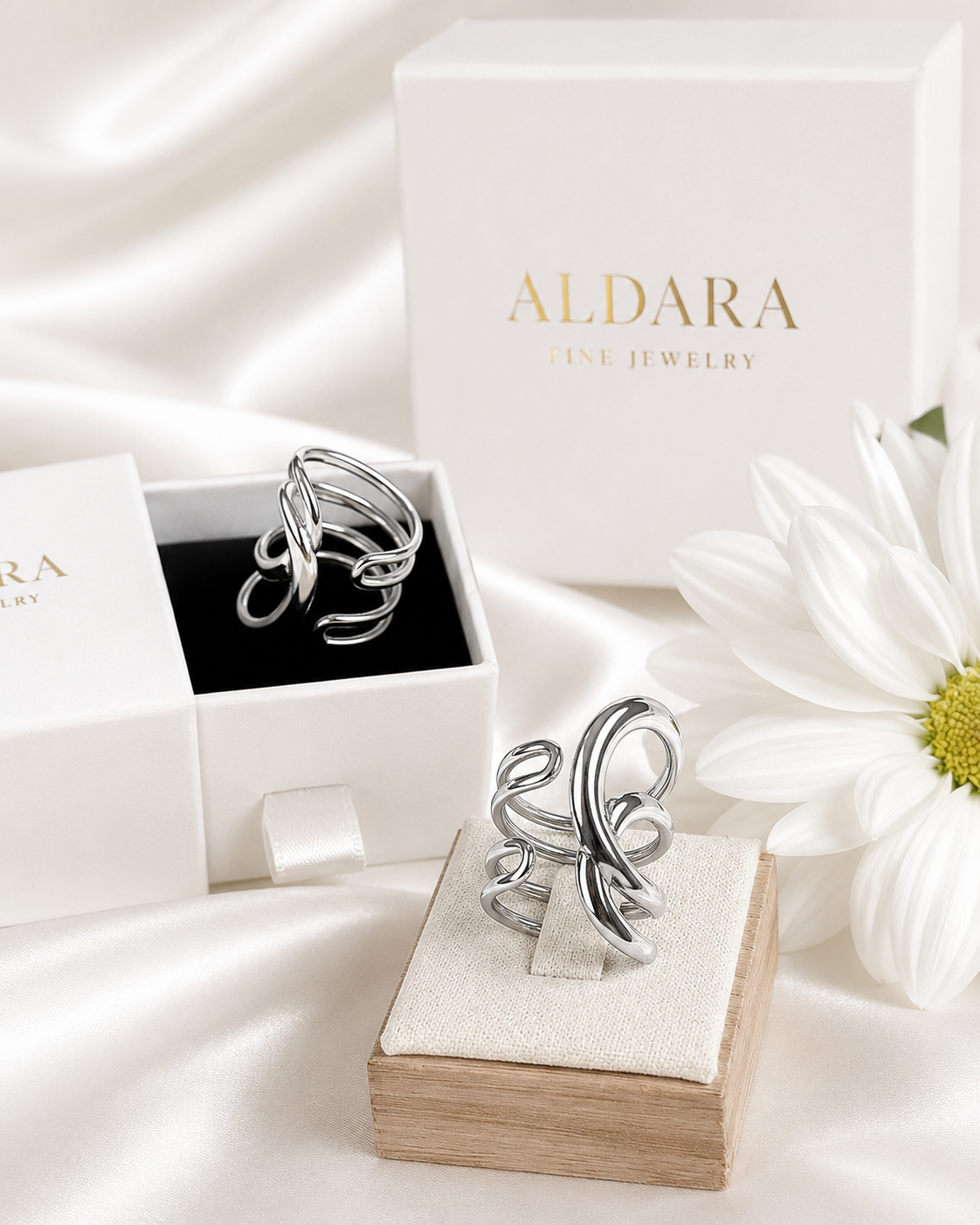 Anillo Órbita Silver