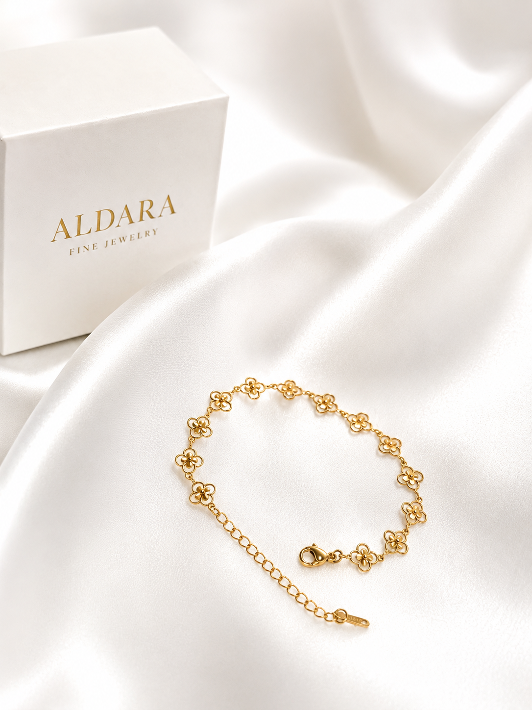 Pulsera Flores de Luz Gold