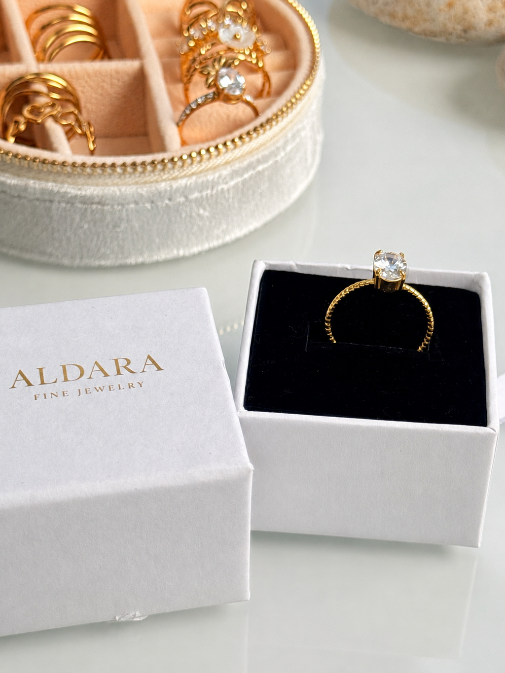 Anillo Gota de Luz