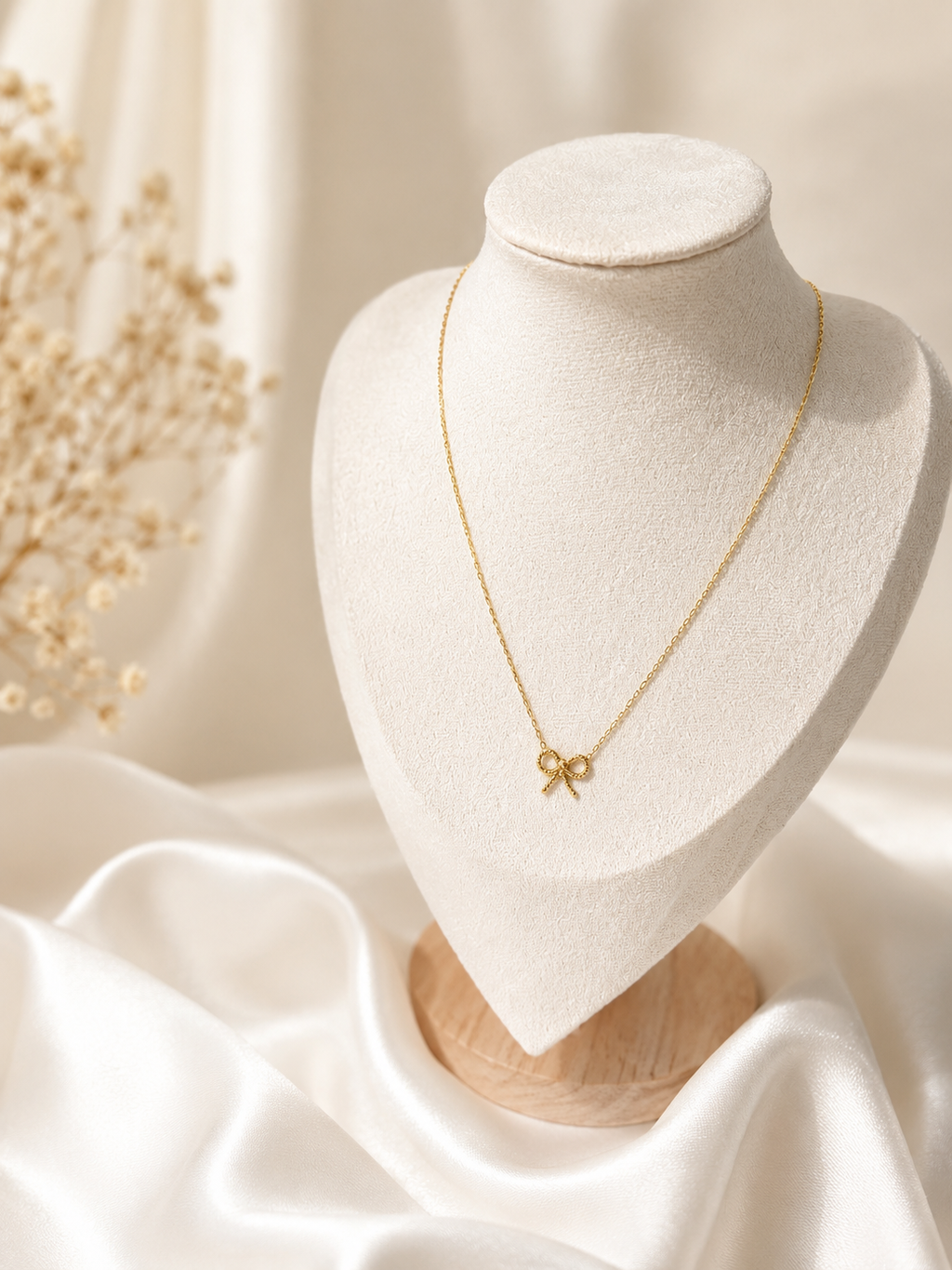 Conjunto de lazo dorado