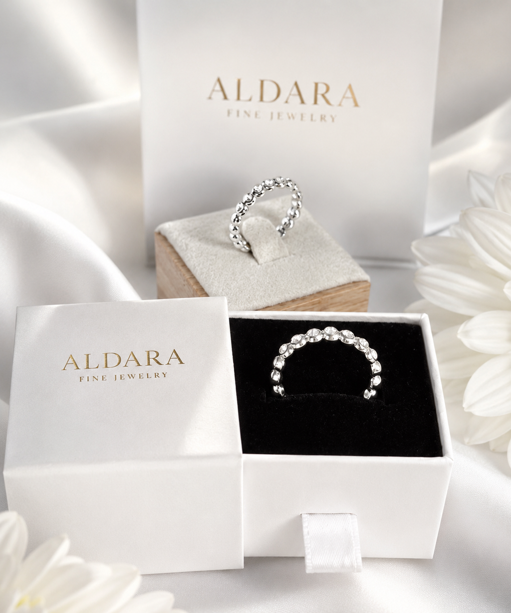 Anillo Cristal Silver