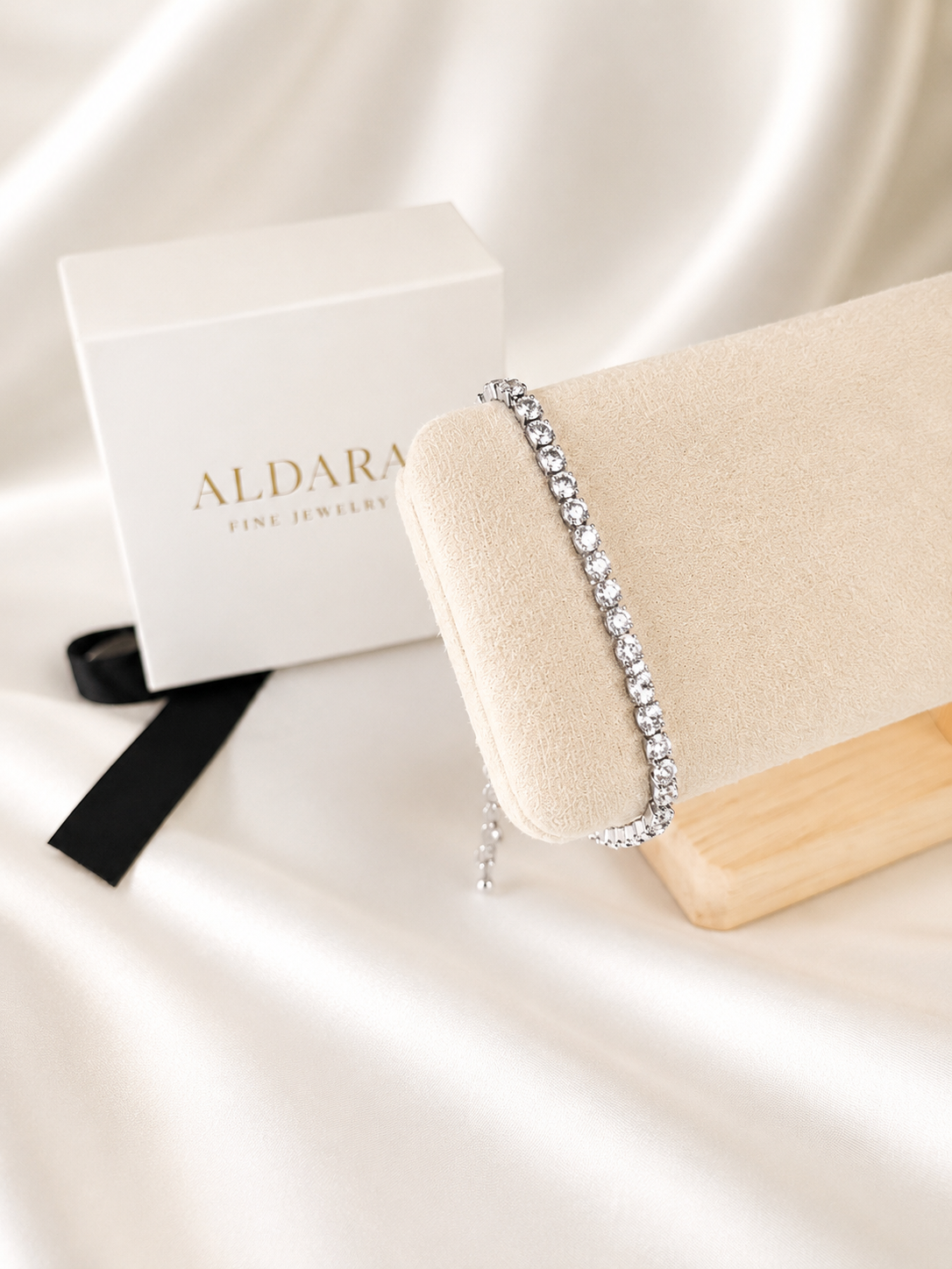 Pulsera Tennis Glow Silver