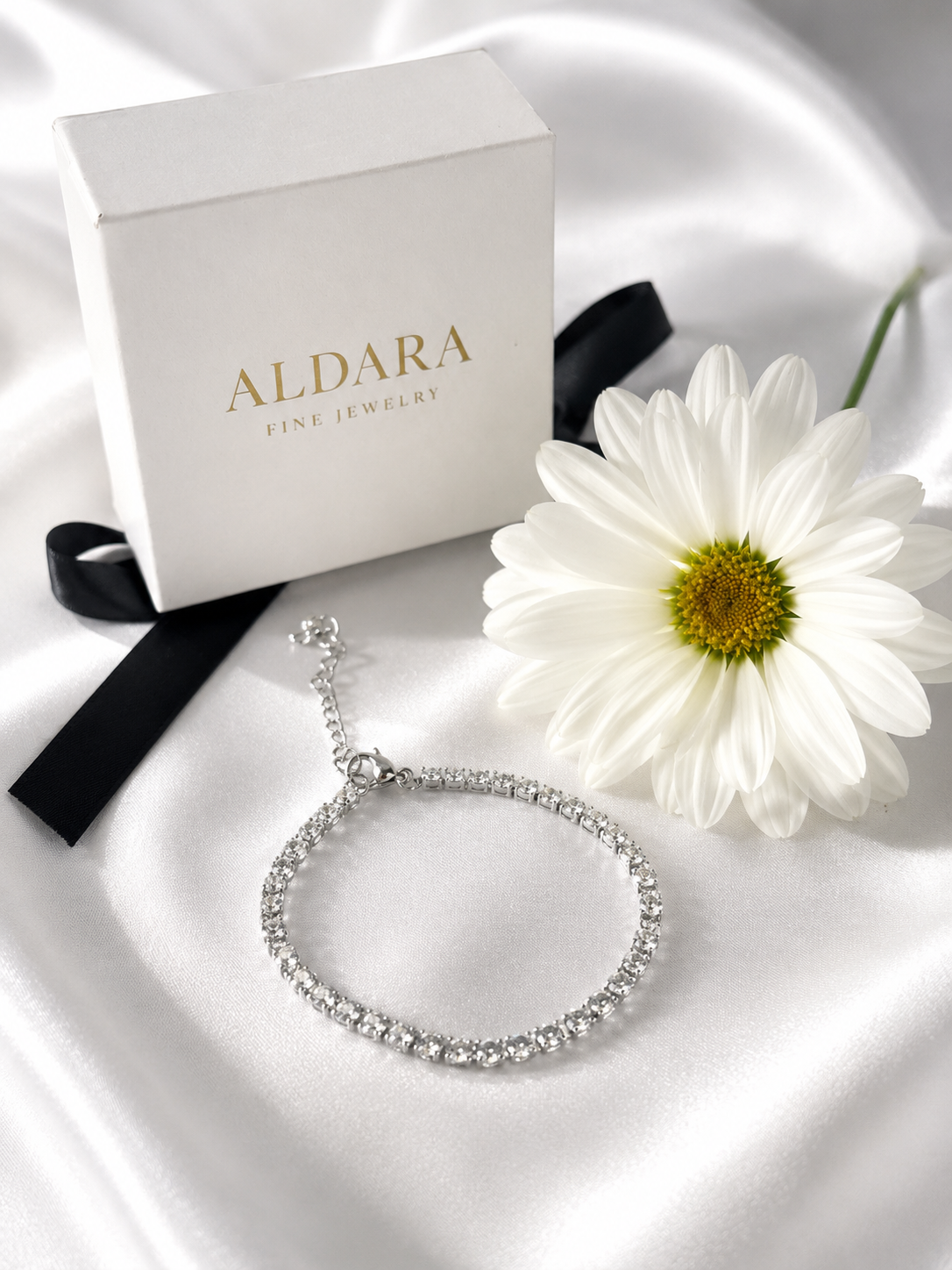 Pulsera Tennis Glow Silver