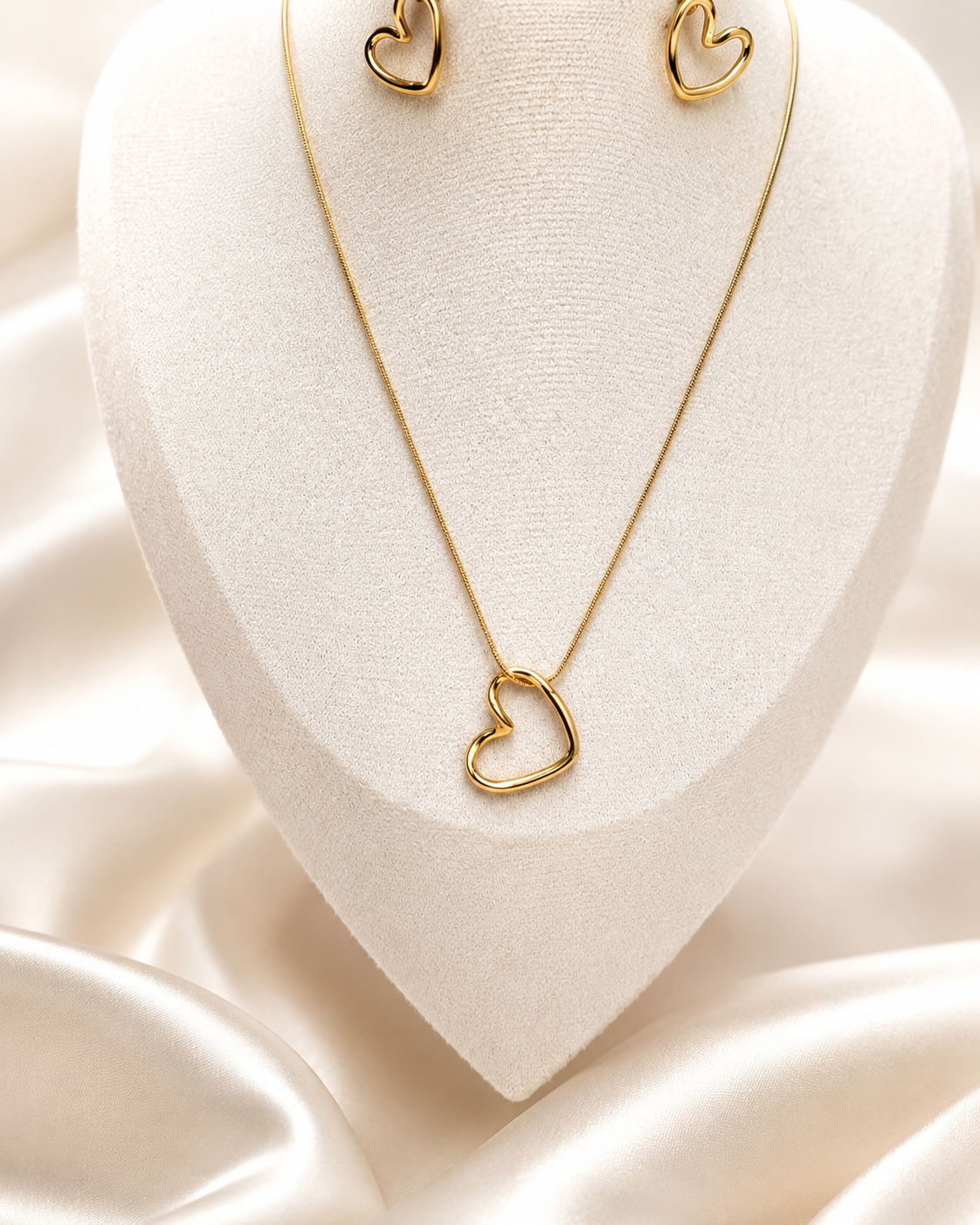 Conjunto Golden Open Heart