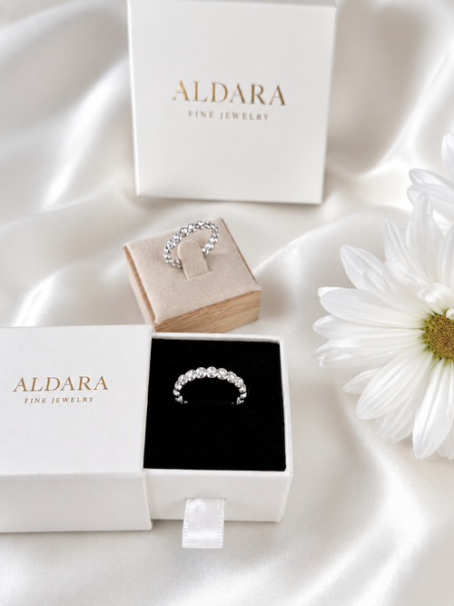 Anillo Cristal Silver