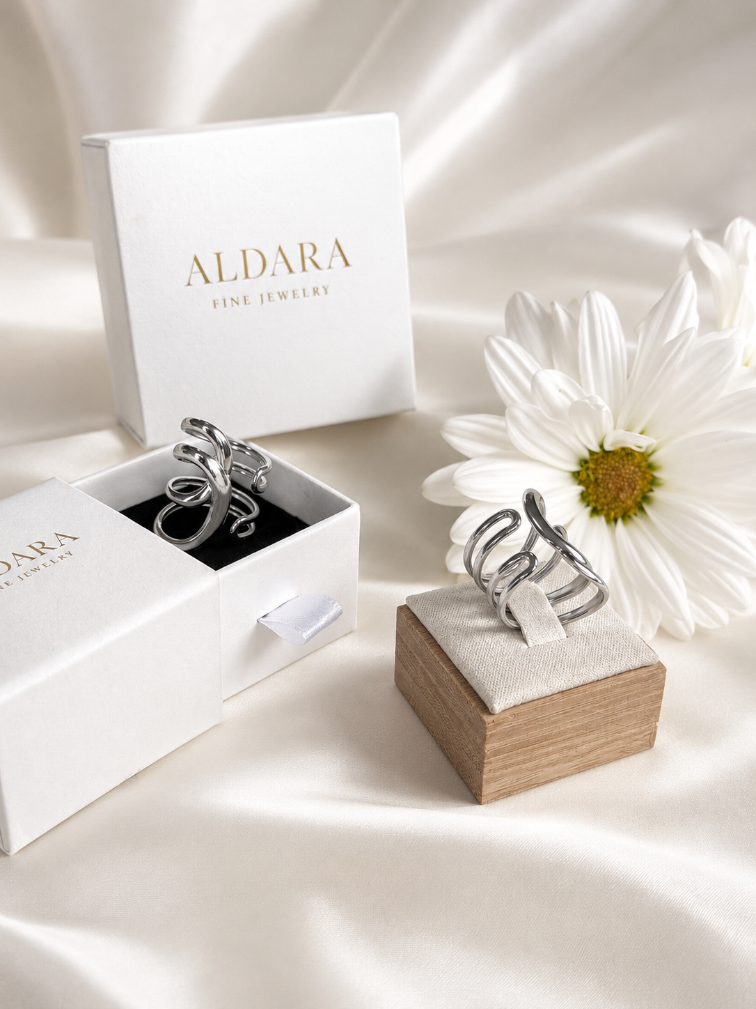 Anillo Órbita Silver