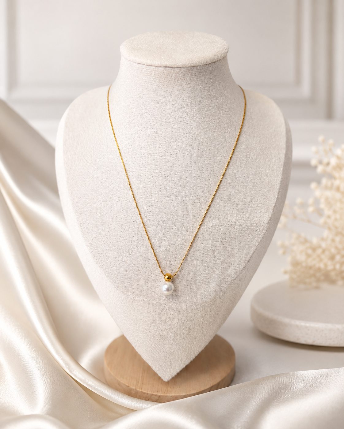 Collar de gota de perlas