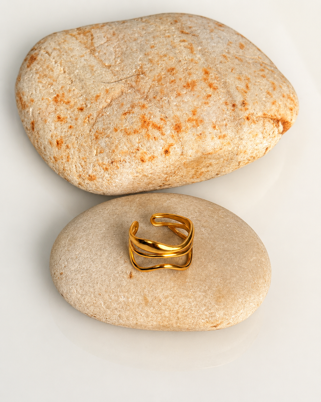 Anillo Ola Dorada