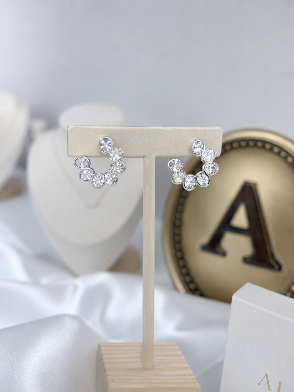Zarcillos Radiance Silver