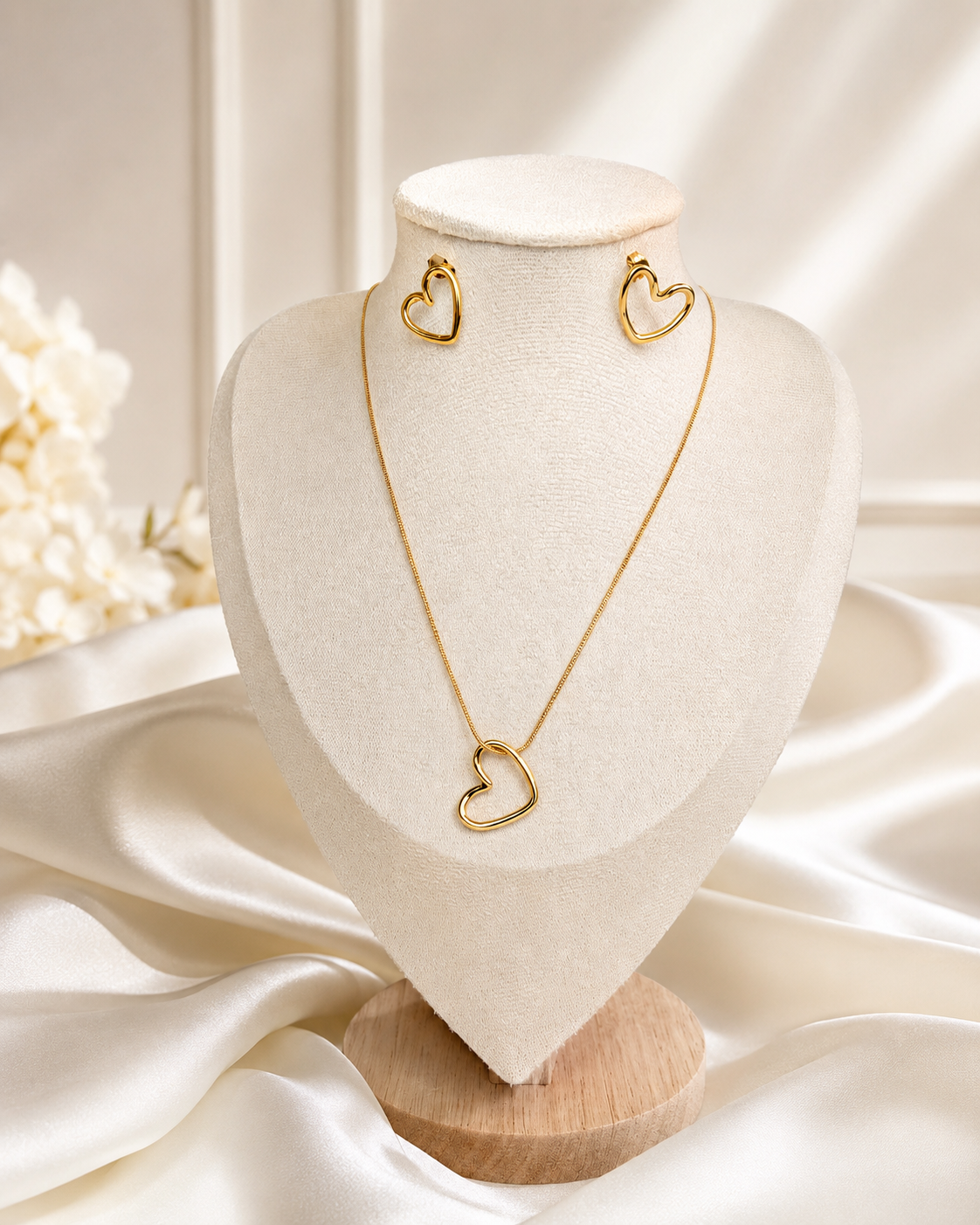 Conjunto Golden Open Heart