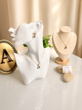 Set Luz Dorada — Acero Inoxidable 316L con PVD 18K y Zirconia